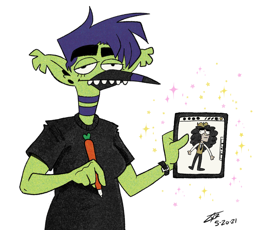 Lutzbug self-portrait