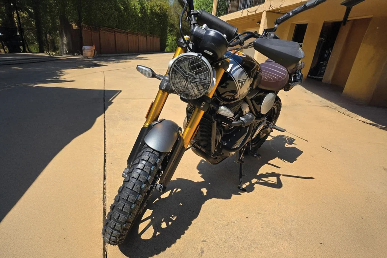 Torque Block tyre expertise for Triumph Scrambler 400 X