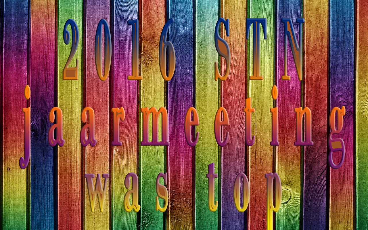 Jaarmeeting 2016 STN