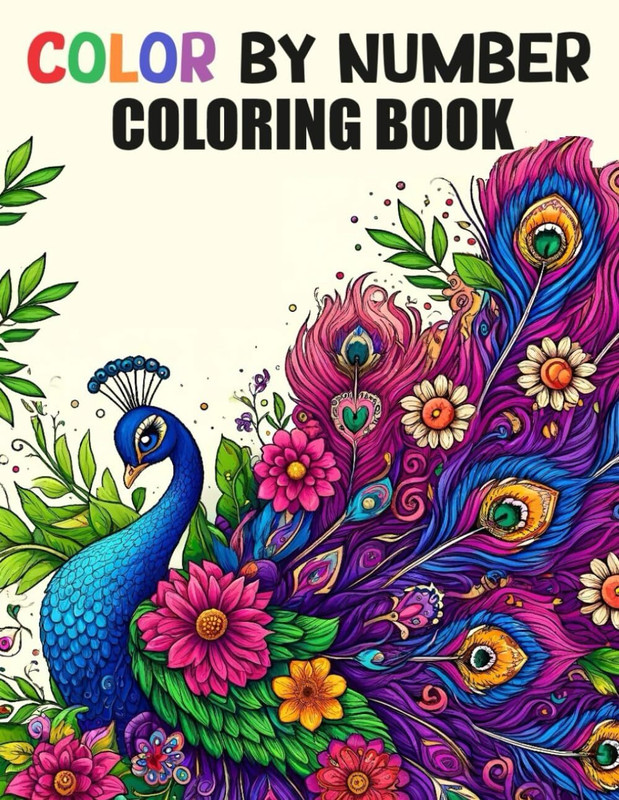 Kids Peacock Coloring Book