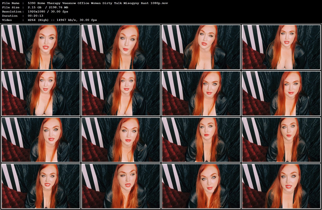 5390 Home Therapy Veesnow Office Women Dirty Talk Misogyny Rant 1080p mov