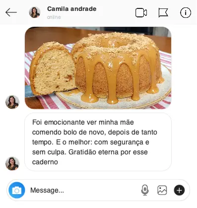 Depoimento 4 - Cliente economizou dinheiro com as receitas