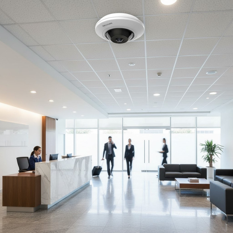 Câmera Ip Hikvision Ds-2Cd3956G2-Isu Fisheye