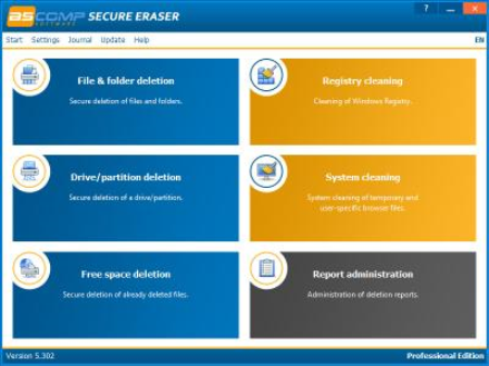 Secure Eraser Professional 5.302 Multilingual Portable