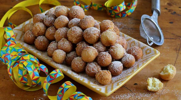 Le frittelle di Carnevale (castagnole) dans Carnevale Castagnole
