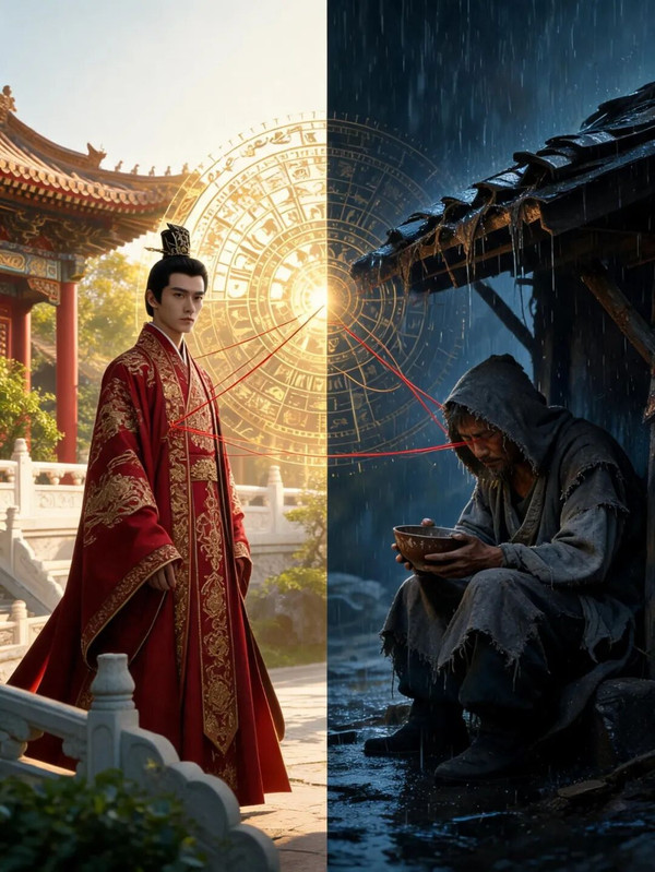 命运悖论：生辰相同，云泥两重？