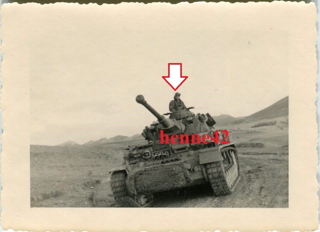 Foto Fallschirmjäger Tunesien Korps Pi.-Btl. Afrika Panzer IV m.