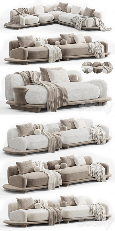 Busnelli Grumetto Sofa 01 Composition