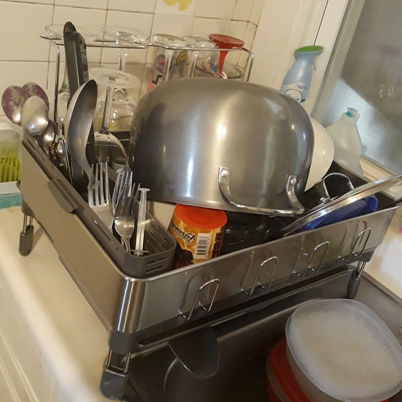 simplehuman dish rack