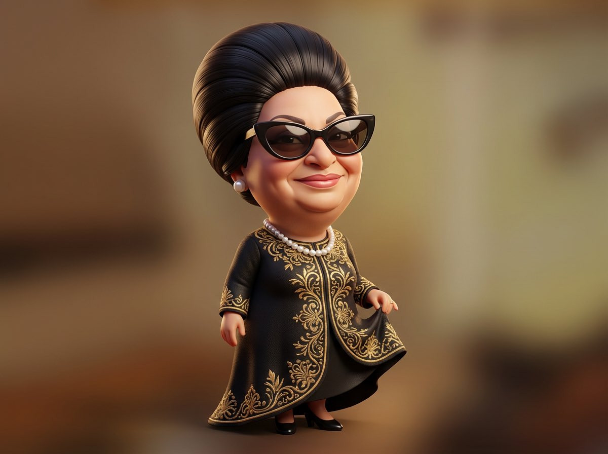 oversized head 3D caricature