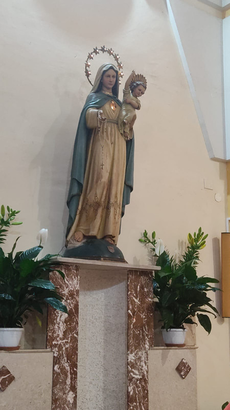 Maria col Bambinello (1951) a Venetico Marina