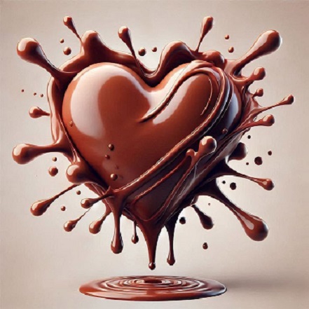 coeur chocolat