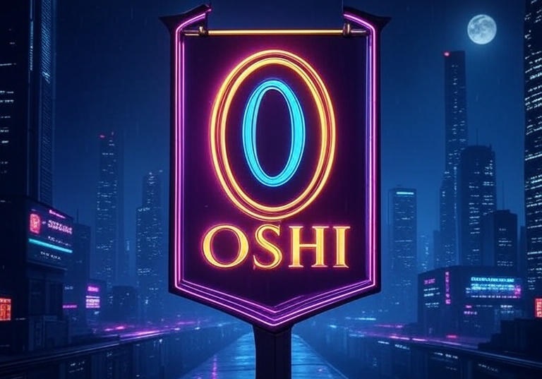 Oshi casino Australia Cyberpunk banner