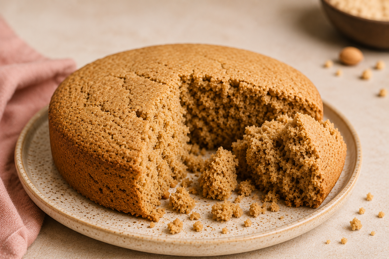Bolo sem sabor