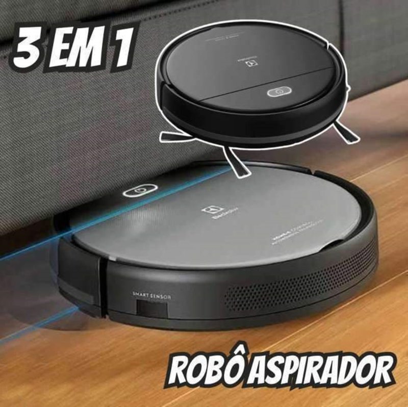 Robô Aspirador De Pó Erb10 Preto Electrolux Bivolt 127V/220V