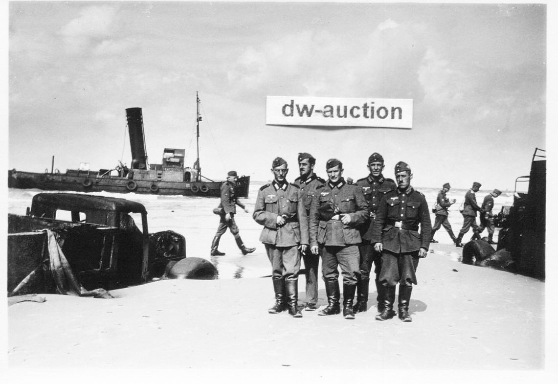 Frankreich Dünkirchen , zerstörtes englisches Fa