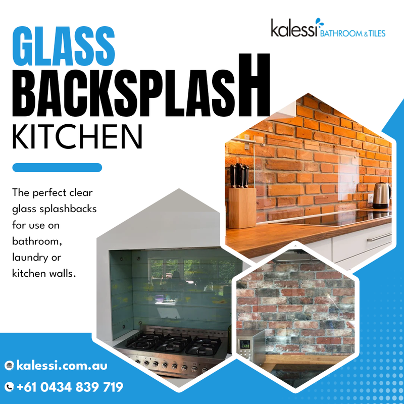 Enhance Your Kitchen with a Stunning Glass Backsplash from Kalessi Bathroom & Tiles