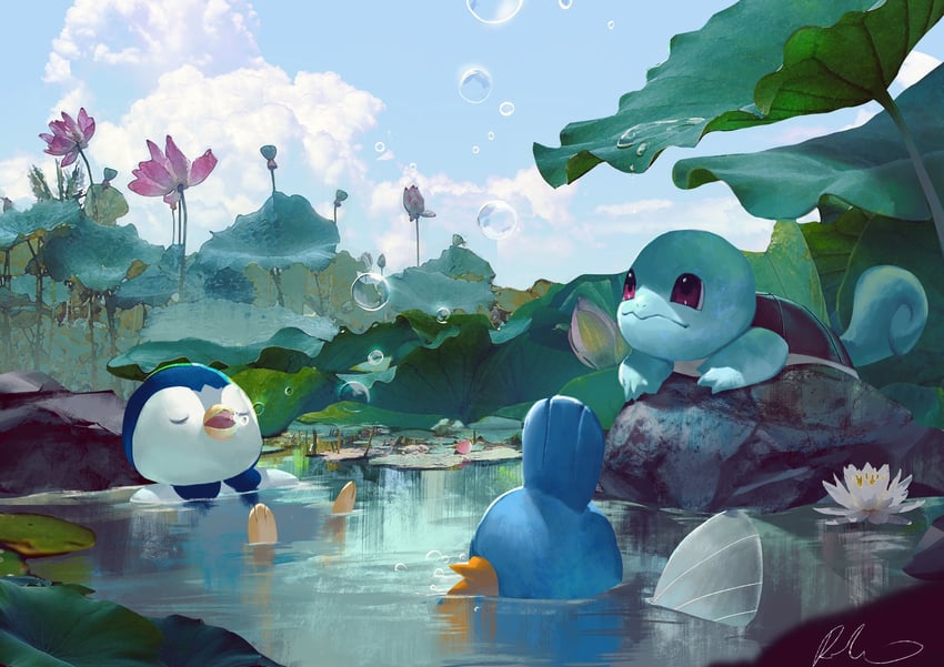 piplup-squirtle-and-mudkip-pokemon-drawn