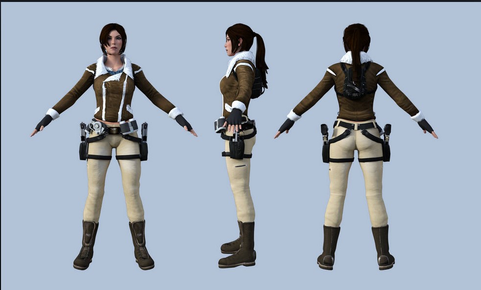 Tomb Raider Nepal Outfit for Genesis 8 Female