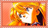 Stamp featuring Asuka from NGE.