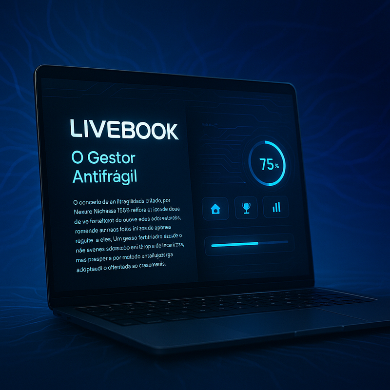 Capa do Live Book O Gestor Antifrágil