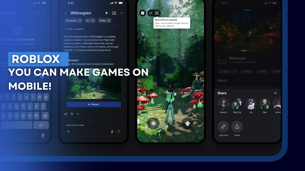 YOU CAN MAKE GAMES ON MOBILE!