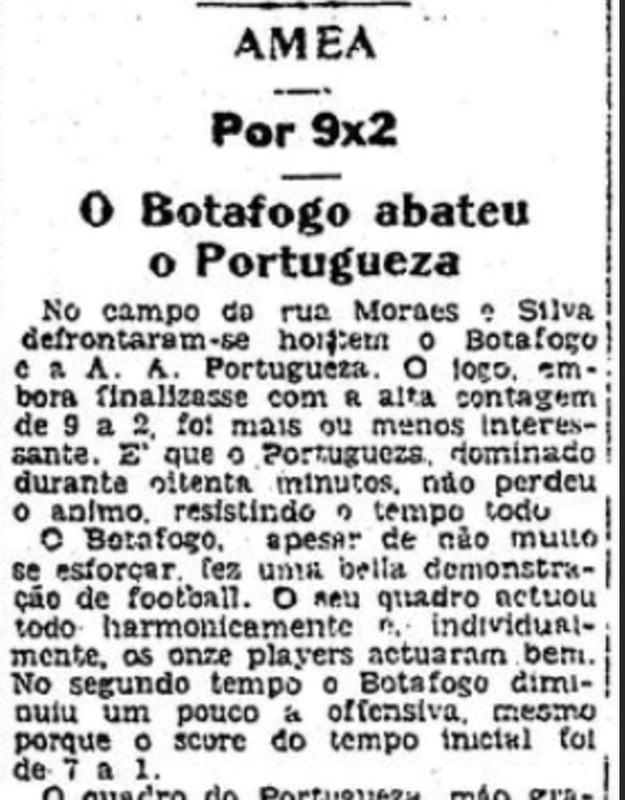 Botafogo enfrenta Portuguesa com histórico de domínio absoluto 1 - Insider Botafogo
