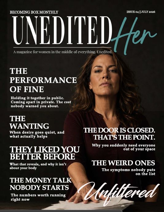 Unfiltered edition of Unedited Her magazine by Becoming Box