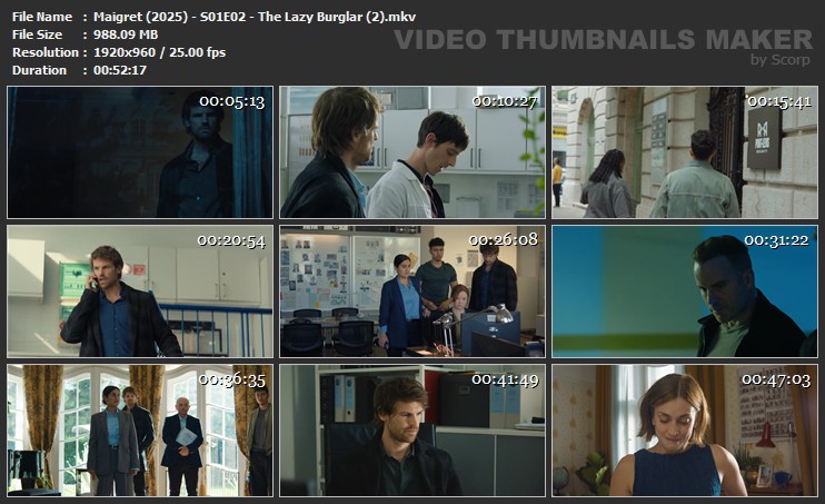 Maigret (2025) S01E02 The Lazy Burglar (2) mkv