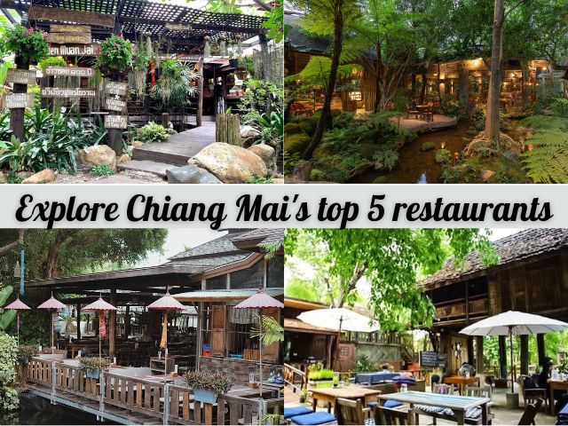 Explore Chiang Mai's top 5 restaurants