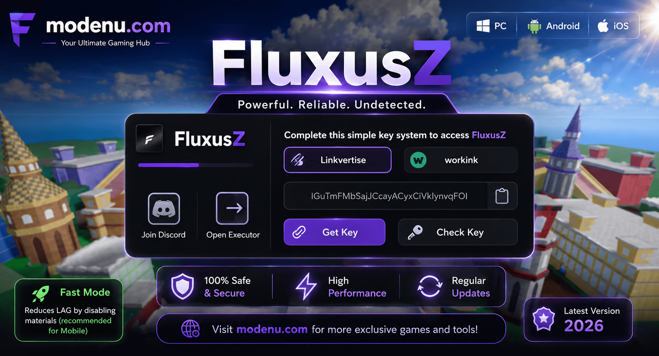 Fluxus Executor script execution on Roblox
