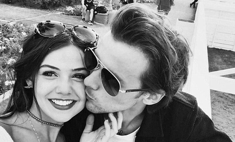 Louis kisses Danielle