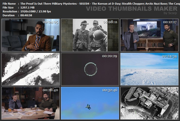 The Proof Is Out There Military Mysteries - S01E04 - The Korean at D-Day; Stealth Chopper; Arctic Na