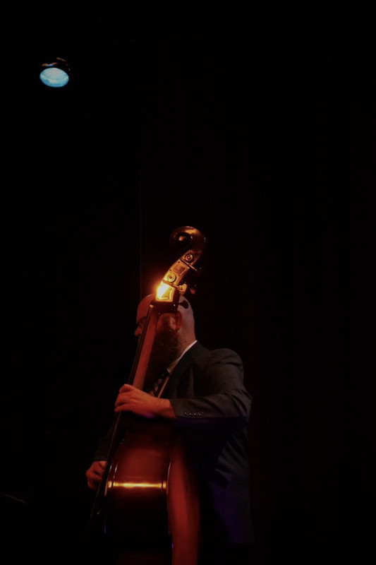 Danny Gaon on upright bass