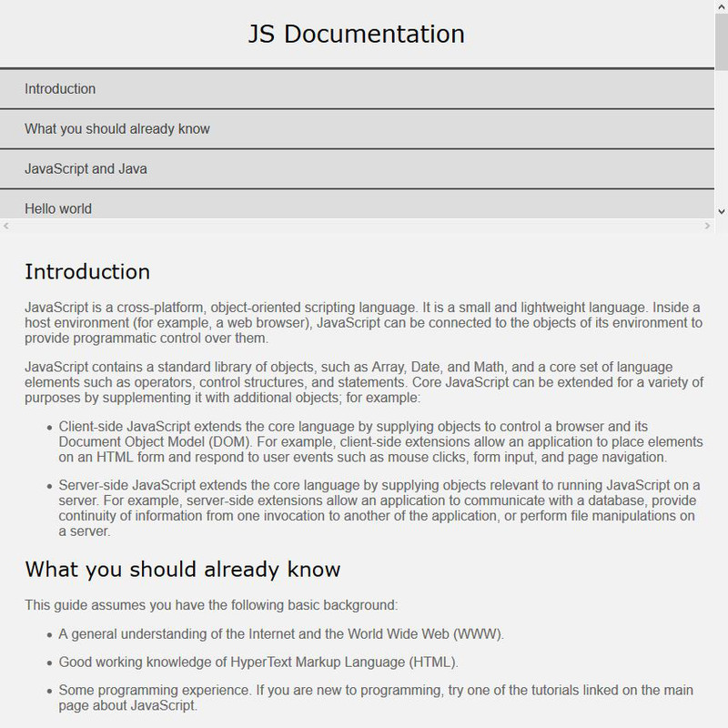 Technical Documentation Preview