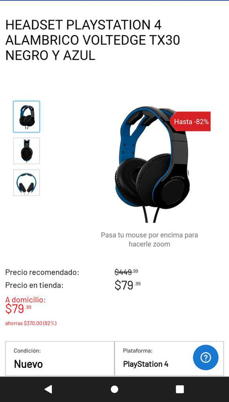 Game Planet: Headset alámbrico Voltedge TX30 negro y azul 
