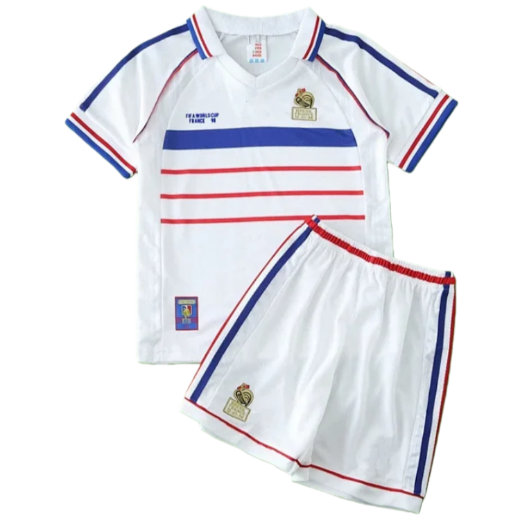 1998 France away retro Kids kit