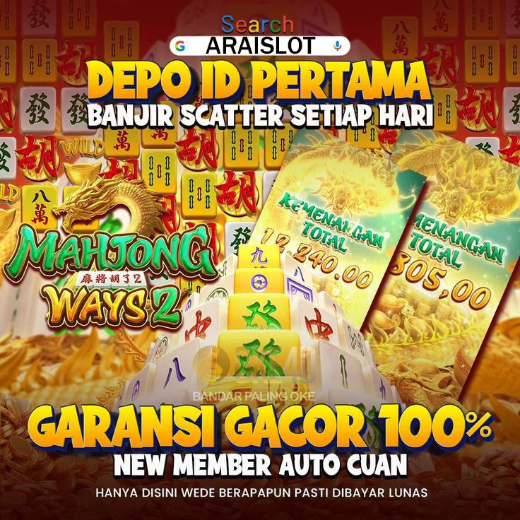 ARAISLOT – Tempat Dimana Insting Bermain Slot Bertemu Keberuntungan Sejati