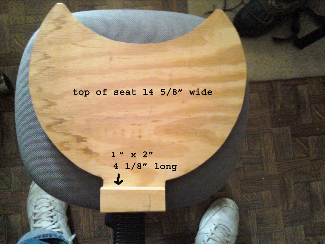 chair seat top view