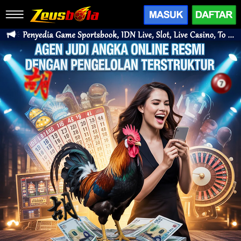 ZEUSTOTO: Agen Judi Angka Online Resmi dengan Pengelolaan Terstruktur image 1