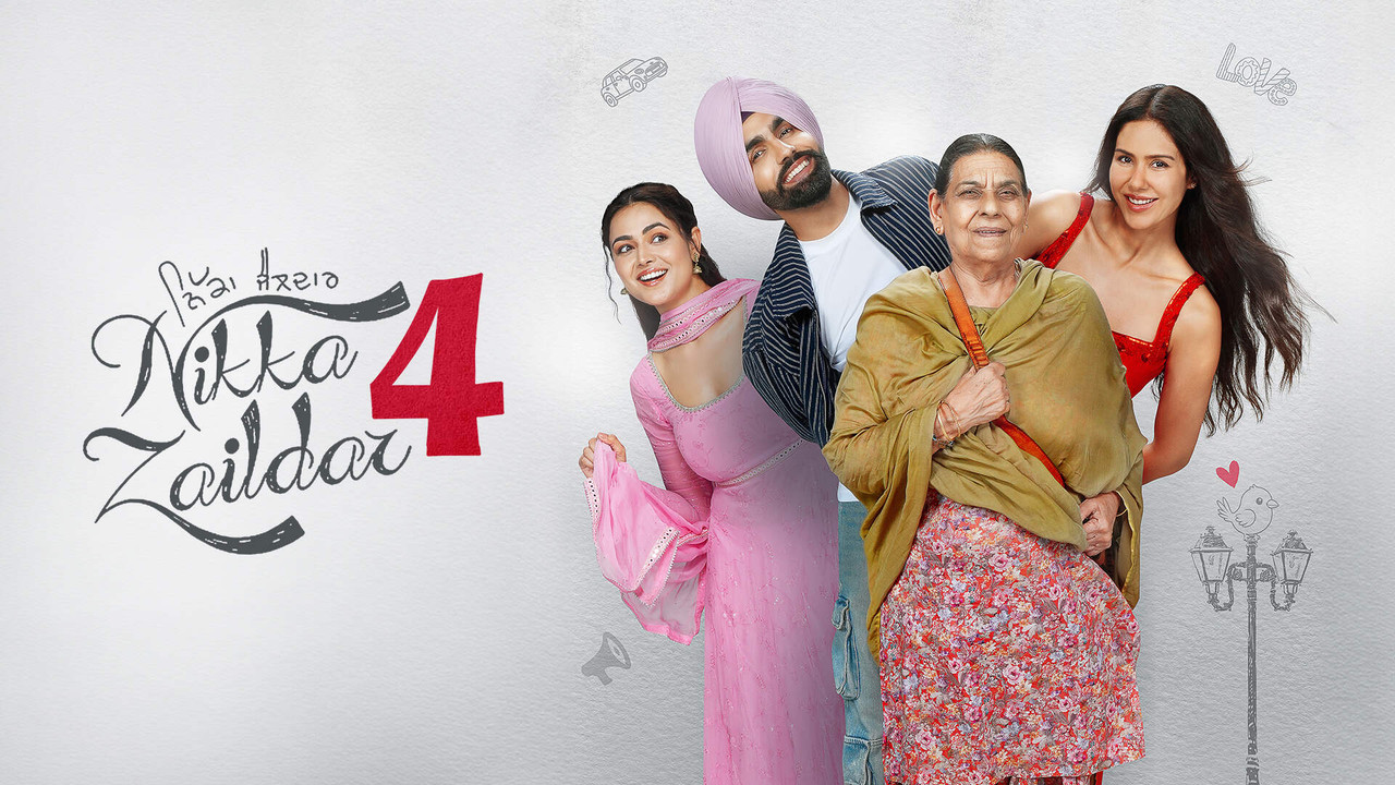 Nikka Zaildar 4 2025 Punjabi Full Movie HD ESub