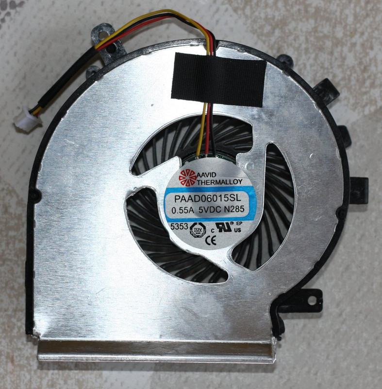 Větrák do notebooku MSI GE62 G 4NB600378 A49-10 191004000008 aav