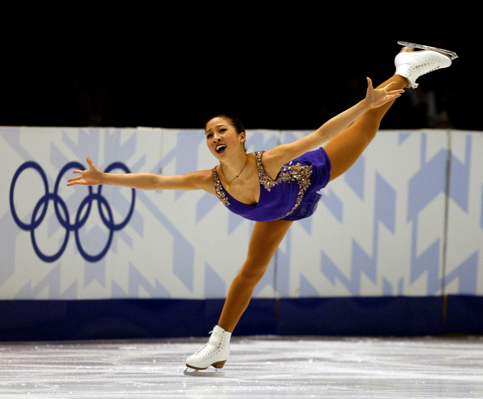 Michelle Kwan a figure skater