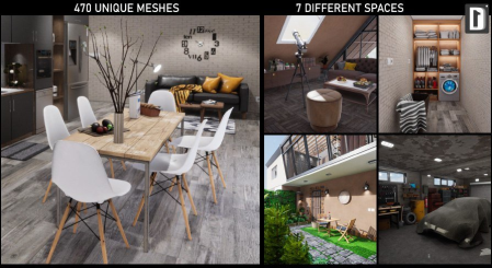 Unreal Engine Marketplace - Triplex House Villa (Asset+manifest - 4.19 - 4.27, 5.0 - 5.1)
