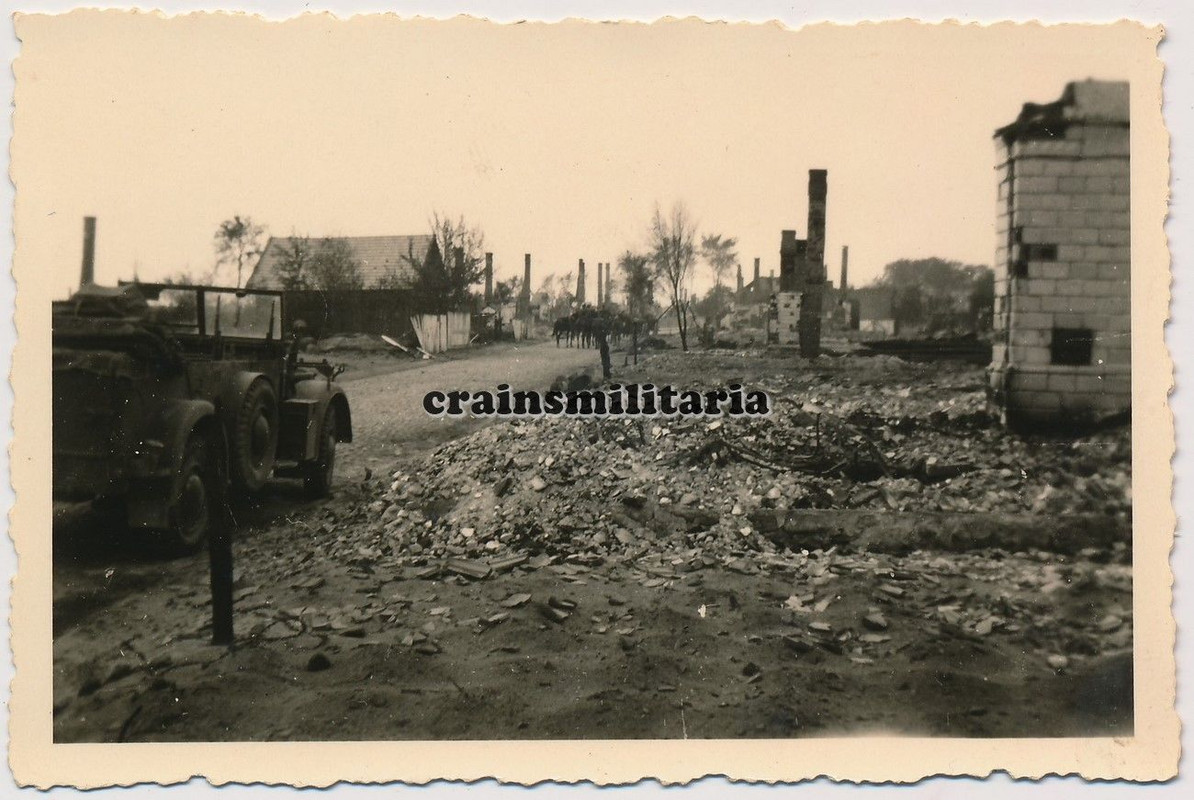 Orig. Foto zerstörte Stadt NOWOGROD Polen 1939 N