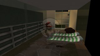 [FLAT] Modern Black & White V 1.0 with balcony (Celo Anastasia) SS-6