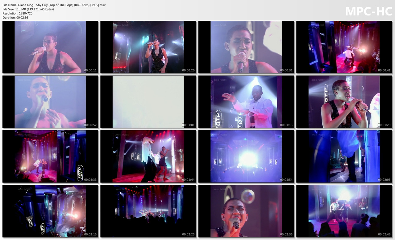 Diana King - Shy Guy (Top of The Pops) (BBC 720p) [06.07.1995]