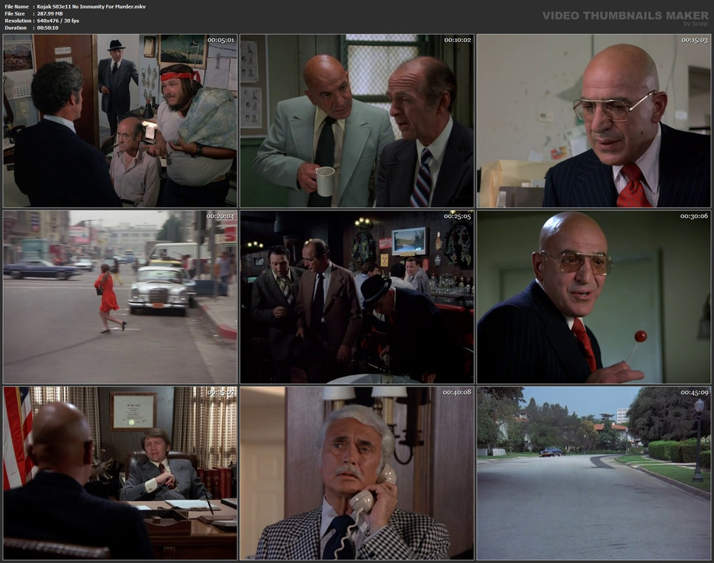 Kojak S03e11 No Immunity For Murder.mkv