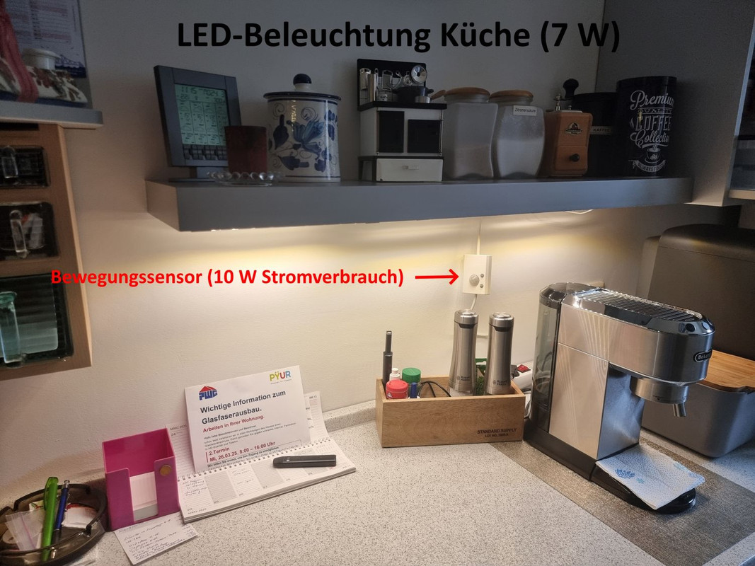 LED-Beleuchtung Küche