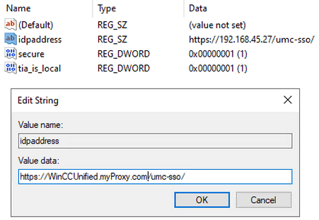 Internet access to a WinCC Unified Runtime Internet access to a WinCC Unified Runtime